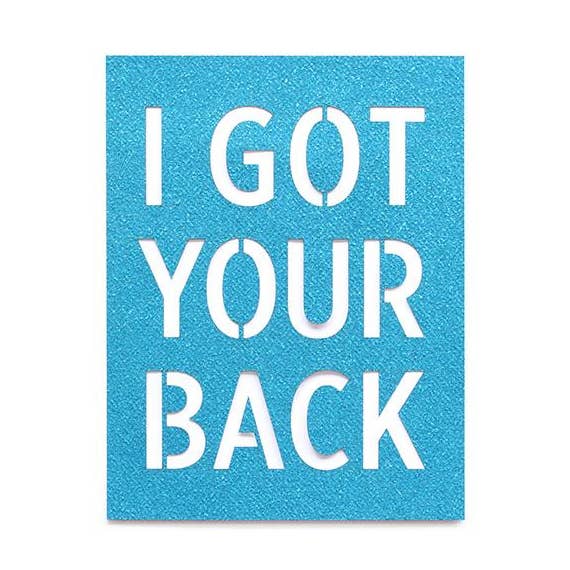 Jeg fik din tilbage papirkort for engroshandel hos Alexis Mattox Design