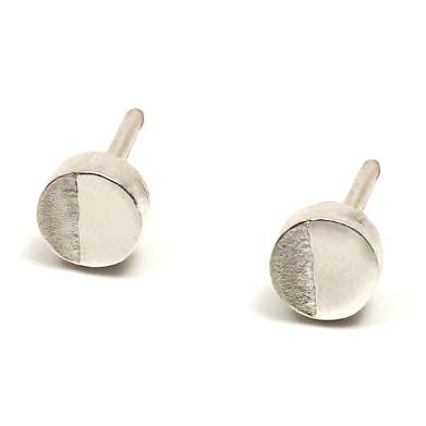 Half Moon Oorbellen gepolijst voor wholesale door Gina Rios Jewelry