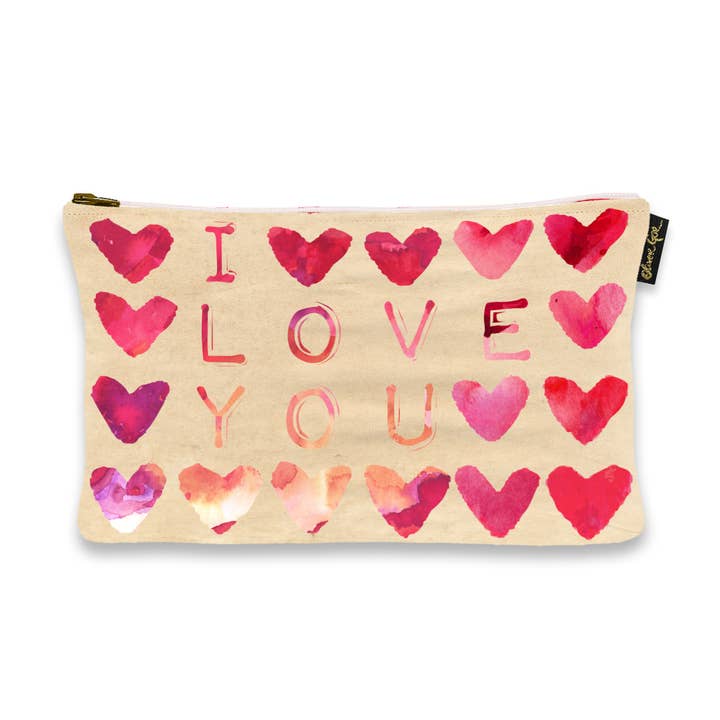 Bolsa Oliver Gal “Eu te amo” de 9 “x 6" por atacado de The Oliver Gal Artist