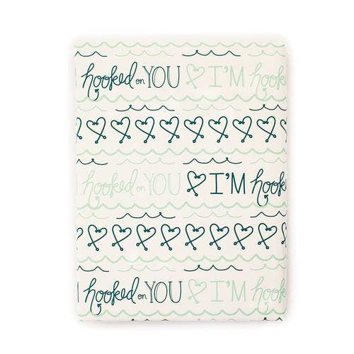 Jeg er hooked på dig gave wrap (fladt ark) for engroshandel hos Belle & Union