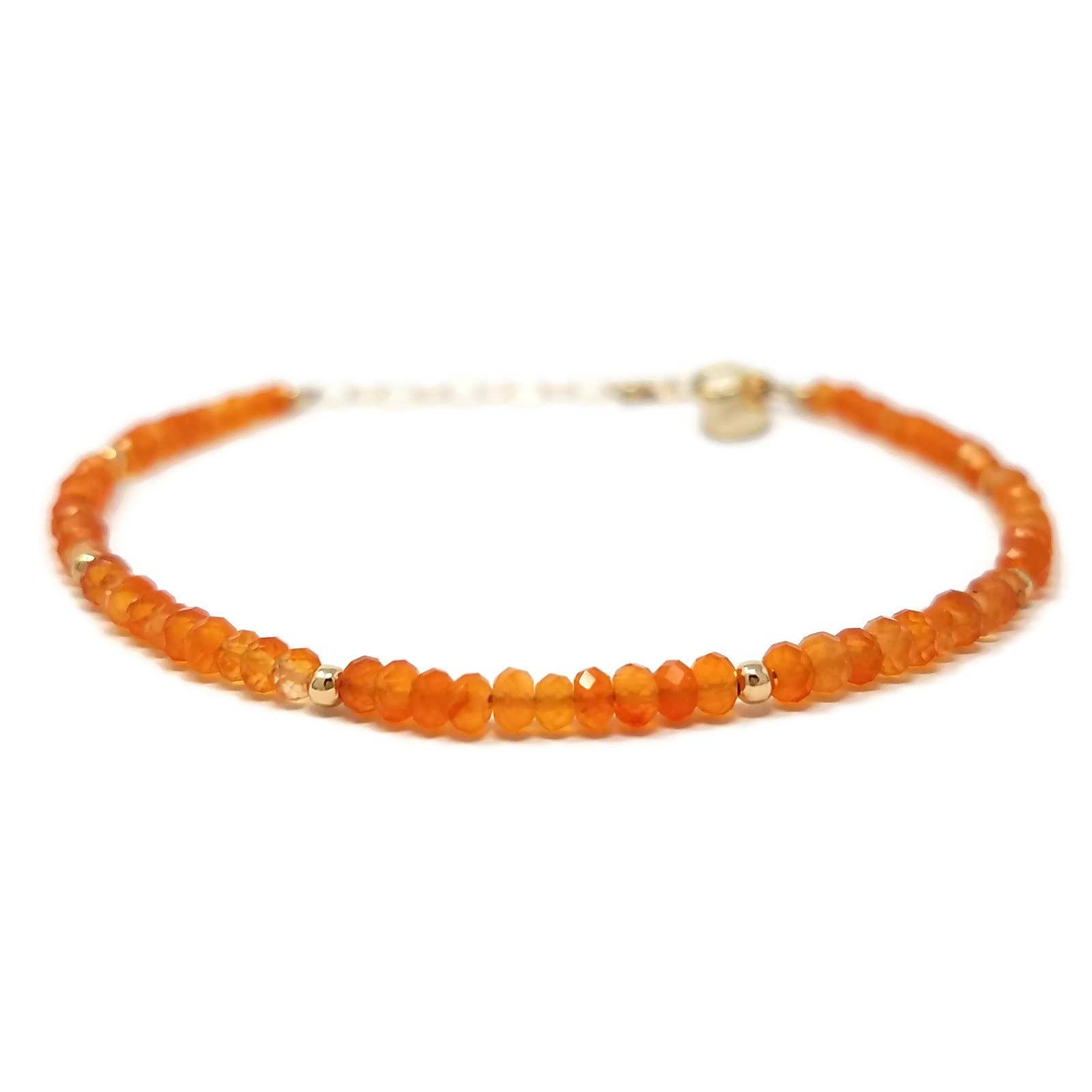 MissElenious Jewelry - Wholesale Beaded Bracelet - Carnelian Beaded Bracelet2