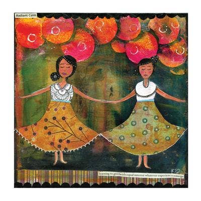 Décoration murale Imprimée Radiant Calme pour la vente par Wholesome Soul