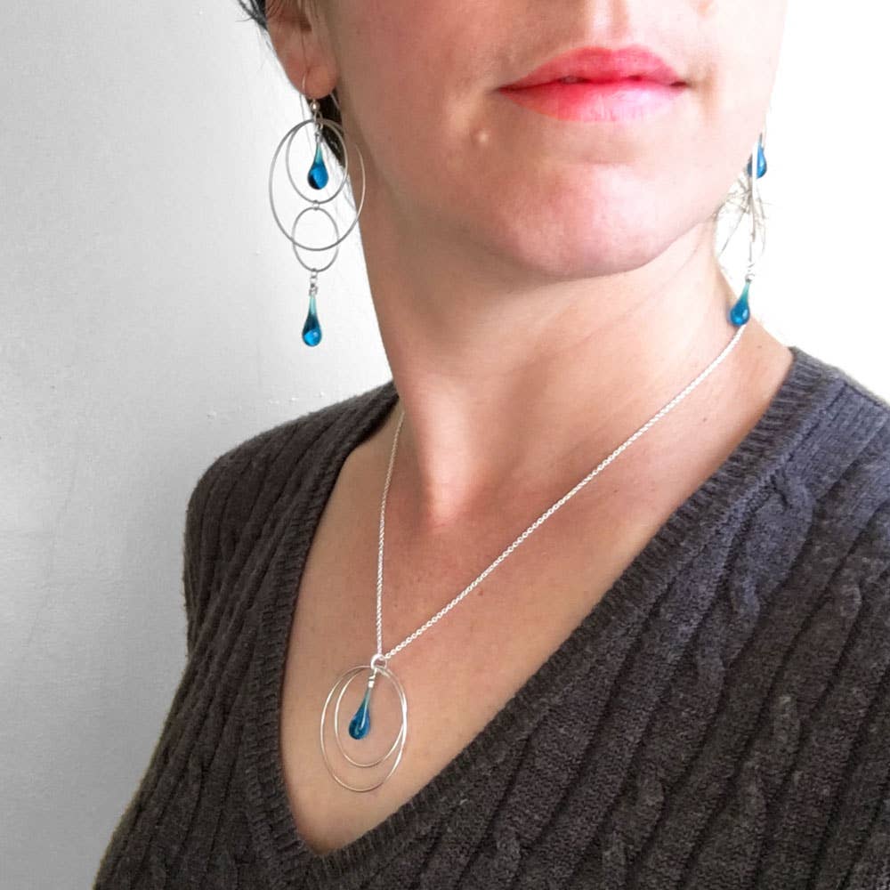 Sundrop Jewelry - Vente Boucles d'oreilles pendantes - Boucles d'oreilles Orbital Motion - Large3