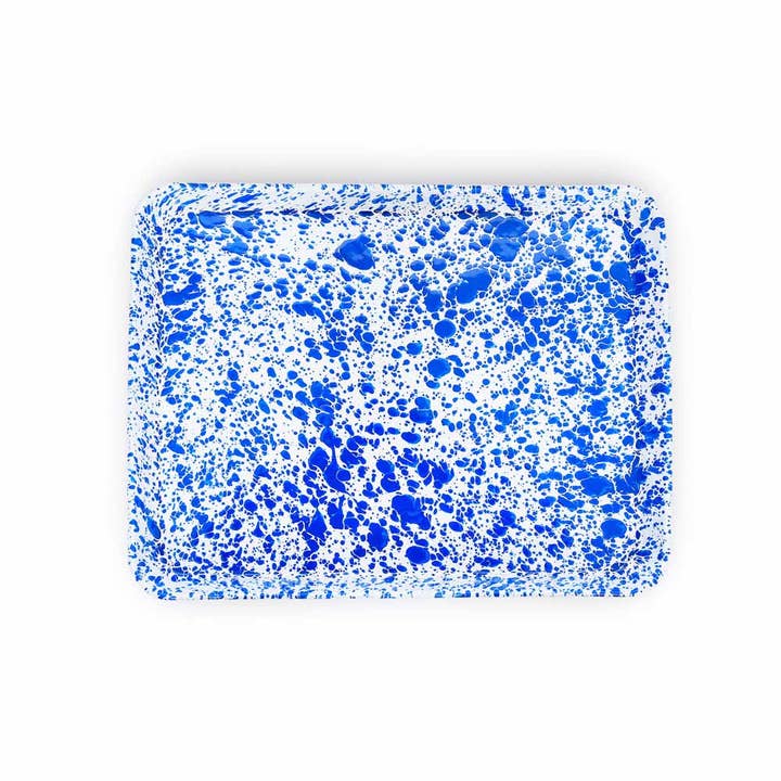 Crow Canyon Home - Wholesale Baking Sheet/Mat - Splatter Enamelware Large Rectangle/Jelly Roll Tray