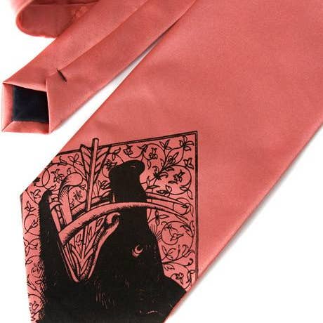 Cyberoptix Tie Lab - Wholesale Necktie - Men's - Wild Boar Necktie. "Boar'd to Death" Microfiber Tie.2