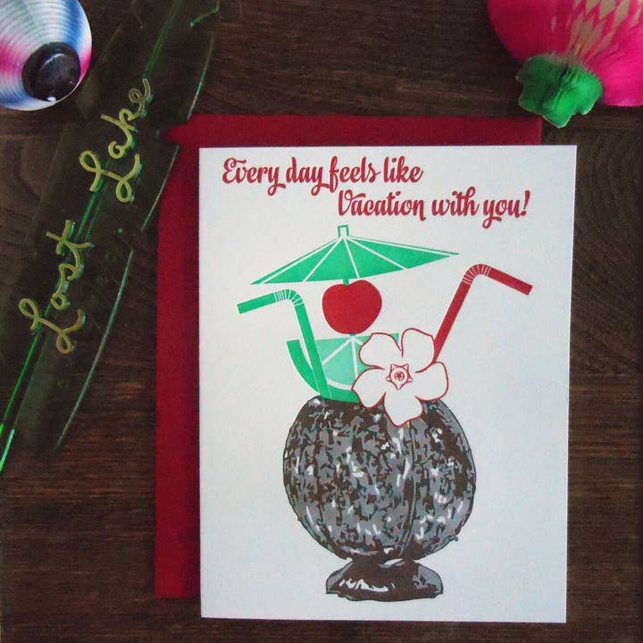 Jeder Tag fühlt sich an wie Urlaub mit dir für den Großhandel von a. favorite design