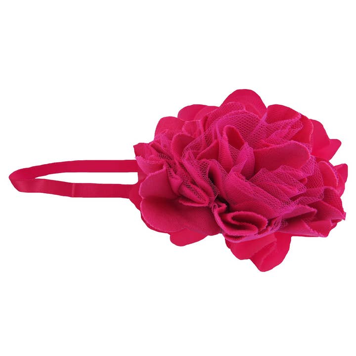 Lemon Loves Lime - Wholesale Fashion Headband - Baby - LAYETTE BASIC-Cabaret Rose Headband0