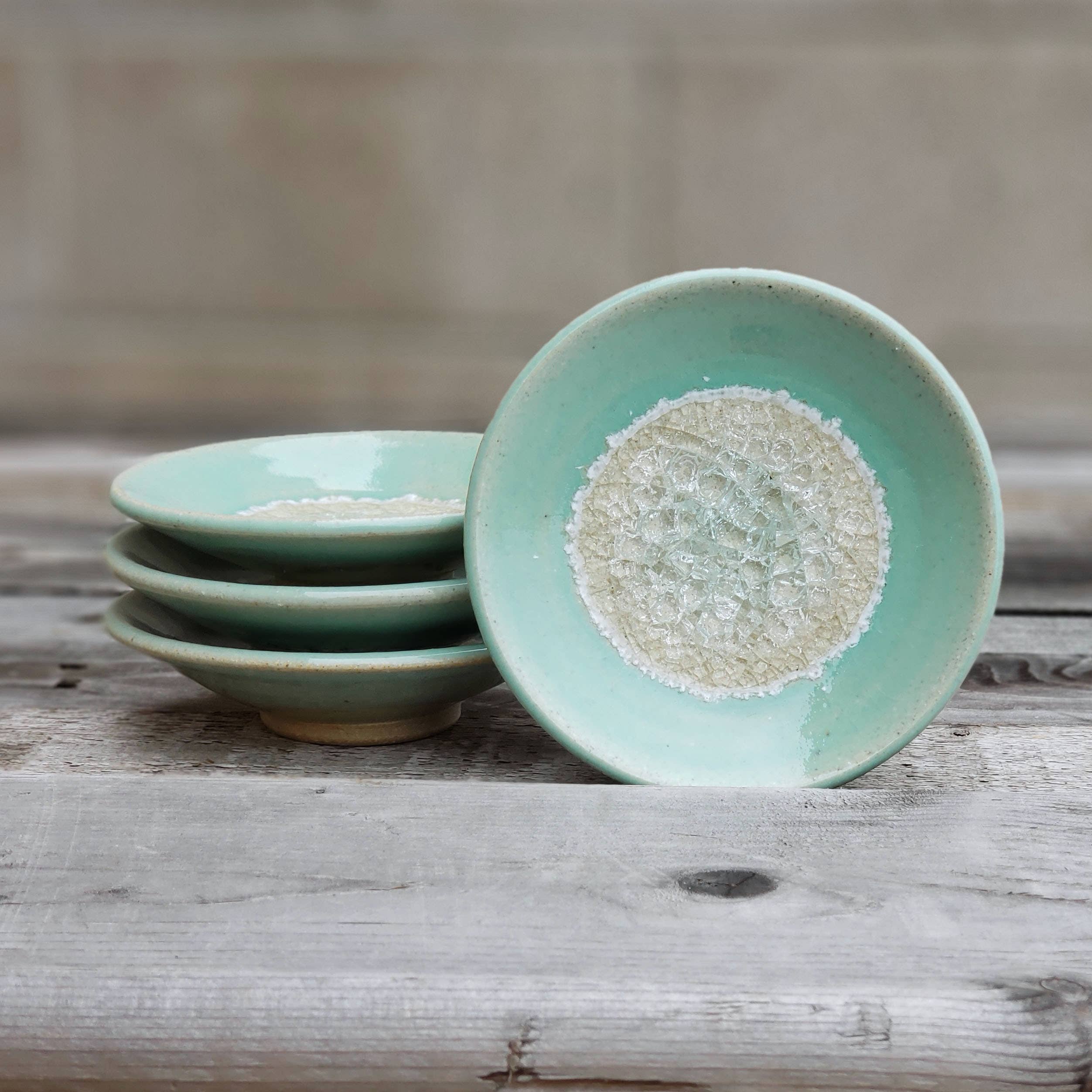 Dock 6 Pottery - Wholesale Jewelry Dish - Handmade Ring Dish - Wasabi Dipping Dish - MADE TO ORDER22