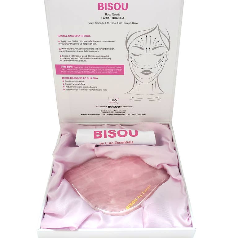 17 6 Oz Face Gua Sha Genie Bisou Kiss Faire Com