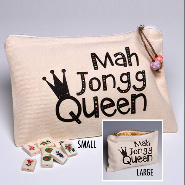 Mah Jongg Queen Pouch - Small for wholesale by Liane Fried Studio