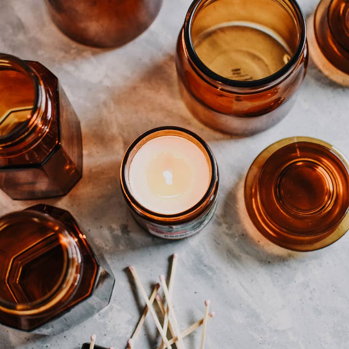 NaturalAnnie Essentials - Wholesale Jar/Filled Candle - Handmade Nag Champa Incense Scented Soy candle2