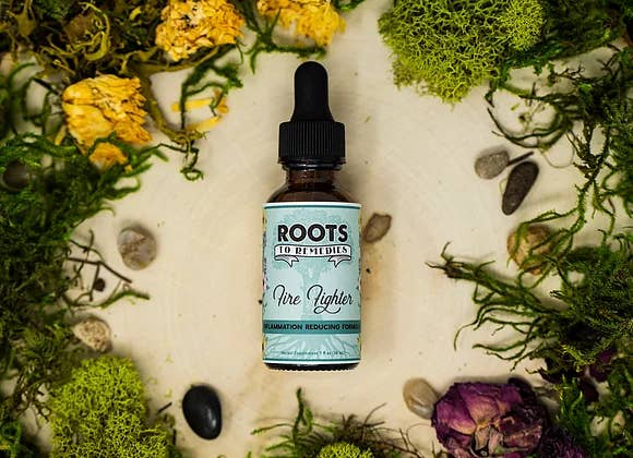 Roots To Remedies - Wholesale Tincture - 1 oz Fire Fighter Inflammation Herbal Tincture