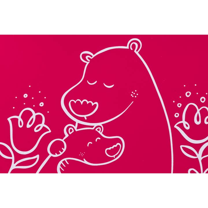 modern-twist - Wholesale Bib - Baby - Bucket Bib: Bears - Berry Pink6