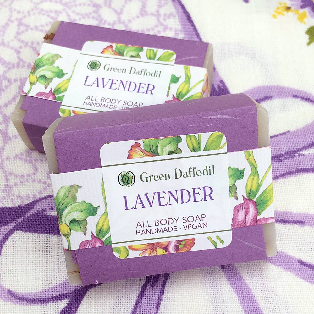 Green Daffodil Bath & Body - Wholesale Bar Soap - Lavender Natural Handmade Bar Soap - Lavender Fields2
