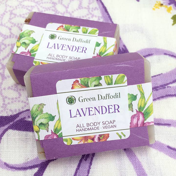 Green Daffodil Bath & Body - Wholesale Bar Soap - Lavender Natural Handmade Bar Soap - Lavender Fields2