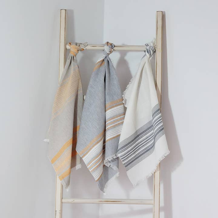 Sobremesa - Wholesale Tea Towel - Slate Stripe Antigua Towel2