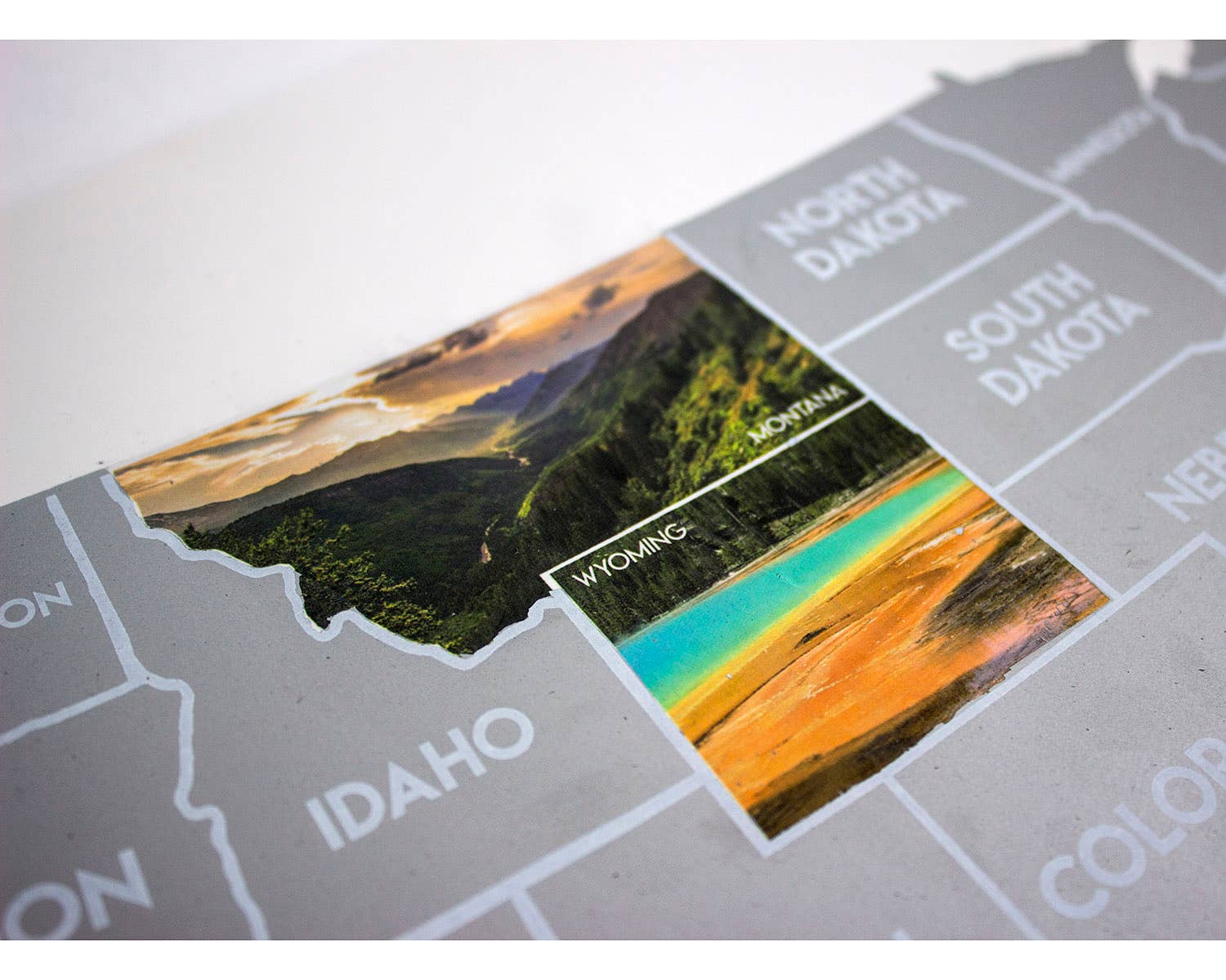 Cascadia Modern - Vendita all'ingrosso Poster - Empire - Poster da graffiare, motivo: America The Beautiful3