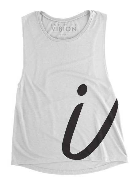 Infinite Vision Boxer Tank - Vit Med Svart IV för wholesale av Infinite Vision