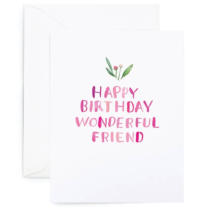 Pink Birthday Greeting Card for wholesale by Lana's Shop
