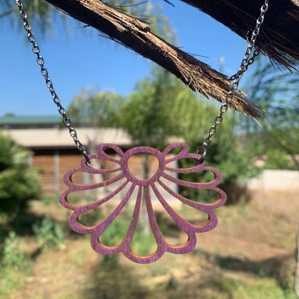 Short Flower Necklace for wholesale by Green Tree Jewelry