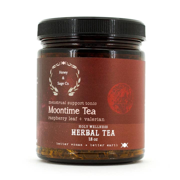 1.4 Oz Moon Time Womb Wellness Herbal Tea for wholesale by Honey & Sage Co