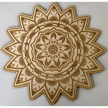 Mandala 6 Crystal Grid for wholesale by Zen and Meow