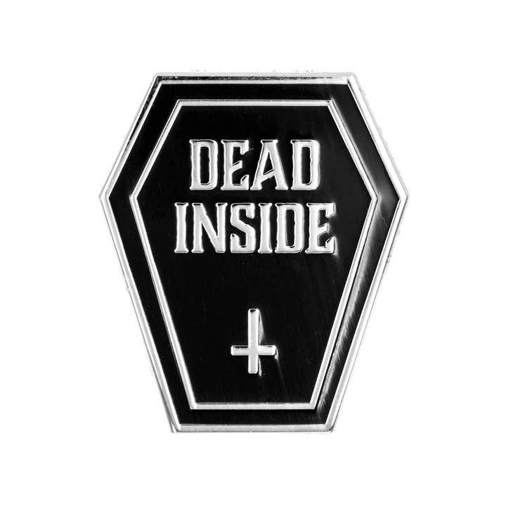 These Are Things - Wholesale Lapel Pin/Button - Dead Inside Enamel Pin