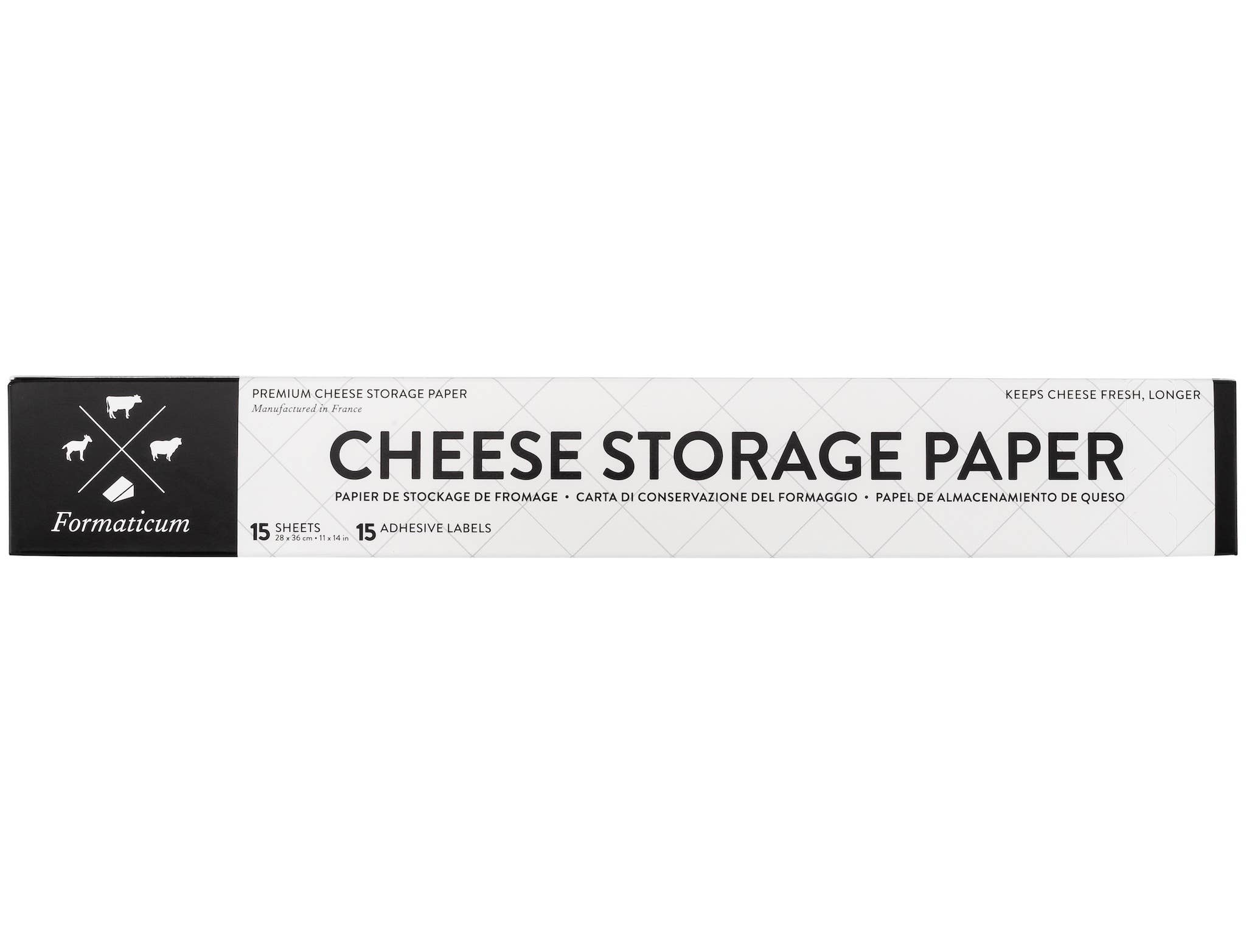 Formaticum - Wholesale Food Storage Wrap/Bag - Cheese Storage Paper - Case of 207