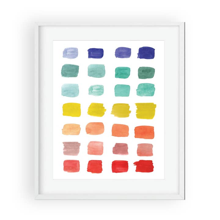Impressão de arte de paleta por atacado de The Paper Curator