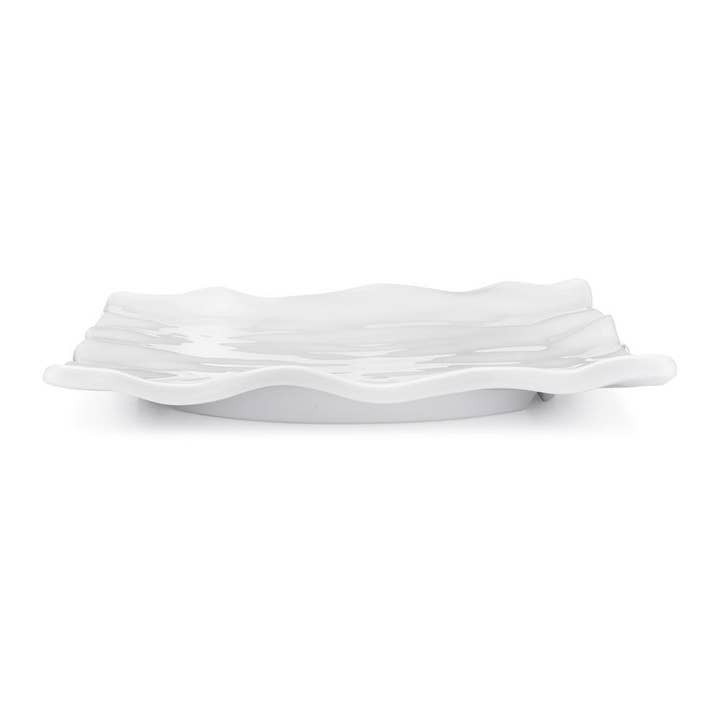 Q Squared - Wholesale Platter - Ruffle 12" Small Square Platter
