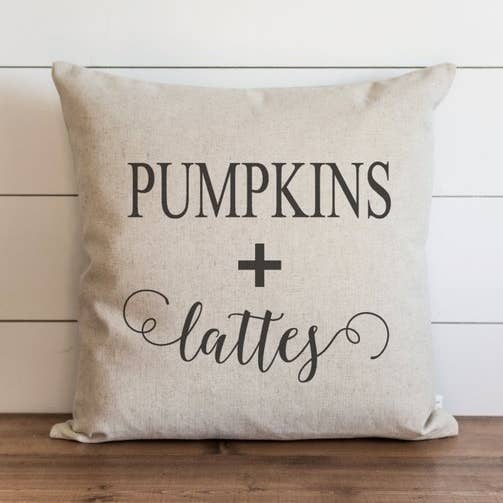 Copricuscino Zucche e Lattes per la vendita all'ingrosso da parte di Porter Lane Home