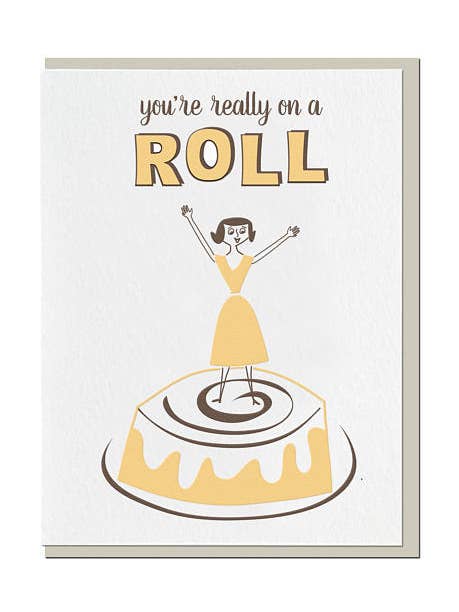 On A Roll Woman for wholesale by Violet Press