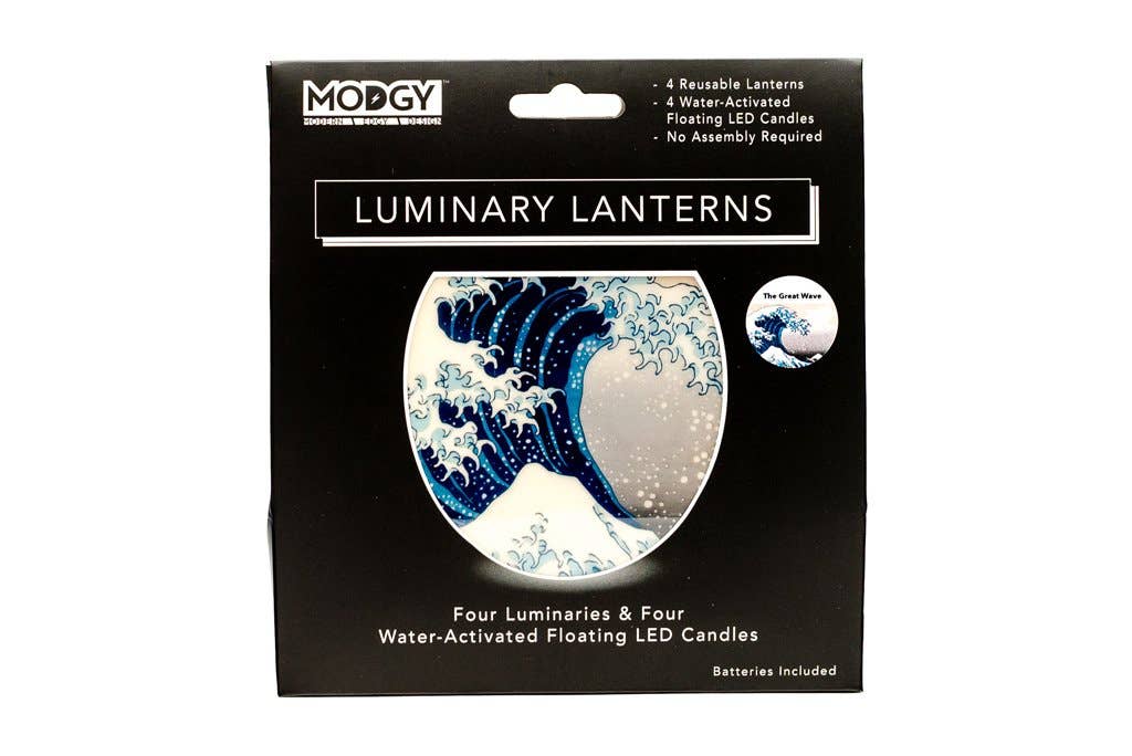 Modgy - Wholesale Lantern - Luminary Lantern - Hokusai The Great Wave2