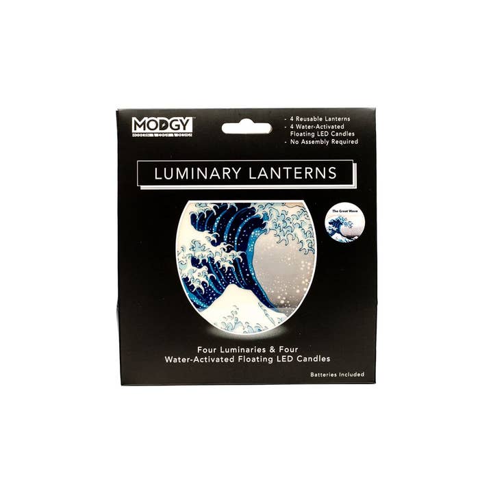 Modgy - Wholesale Lantern - Luminary Lantern - Hokusai The Great Wave2
