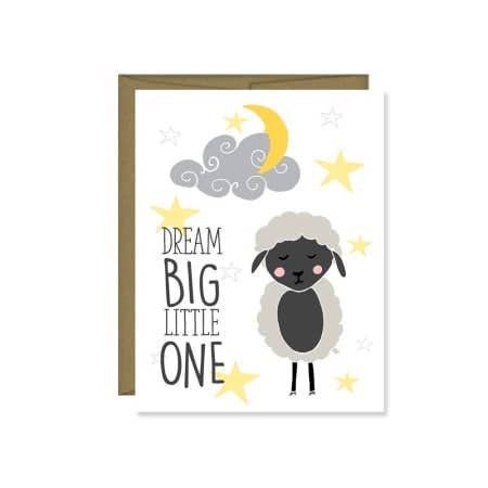 Dream Big Little One - Biglietto per baby shower per la vendita all'ingrosso da parte di Pen & Paint