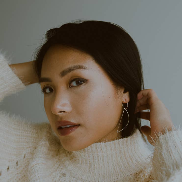 Goldeluxe Jewelry – Brincos de argola por atacado – Brincos Bauhaus I4