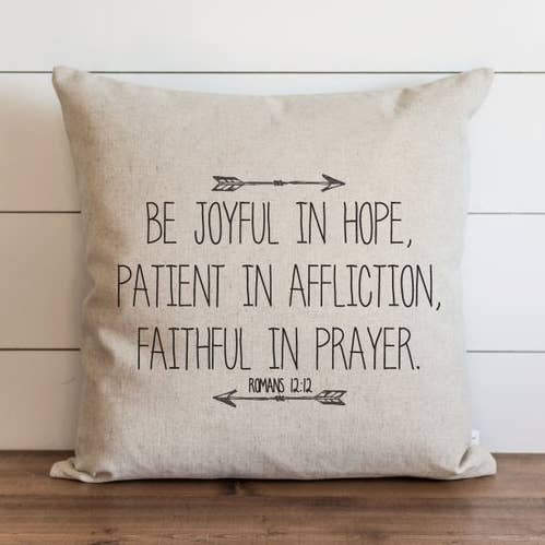 Be Joyful Pillow Cover for wholesale by Porter Lane Home