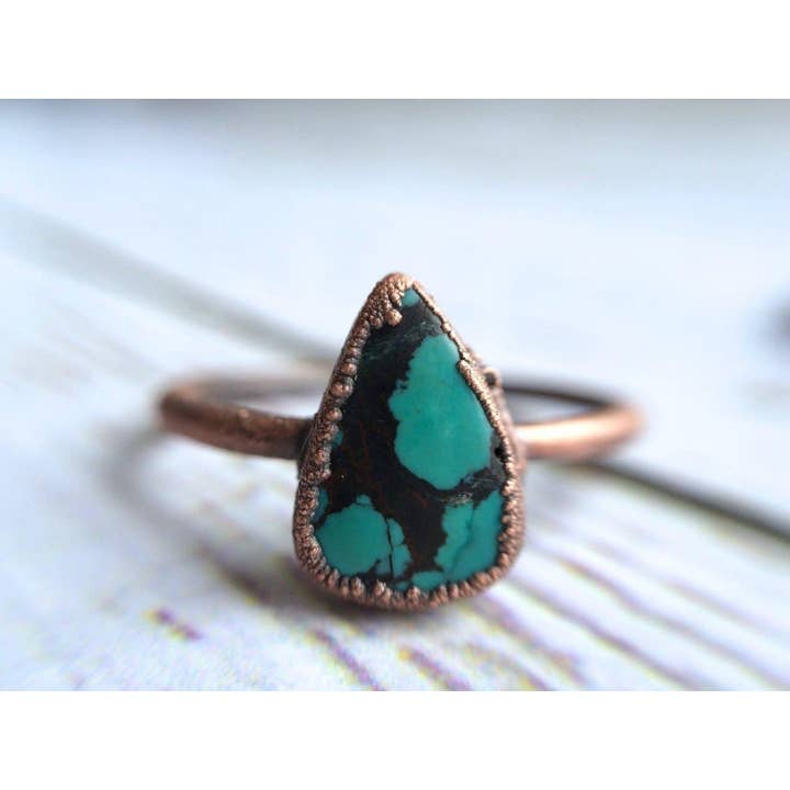 Türkis-Steinring für den Großhandel von HAWKHOUSE