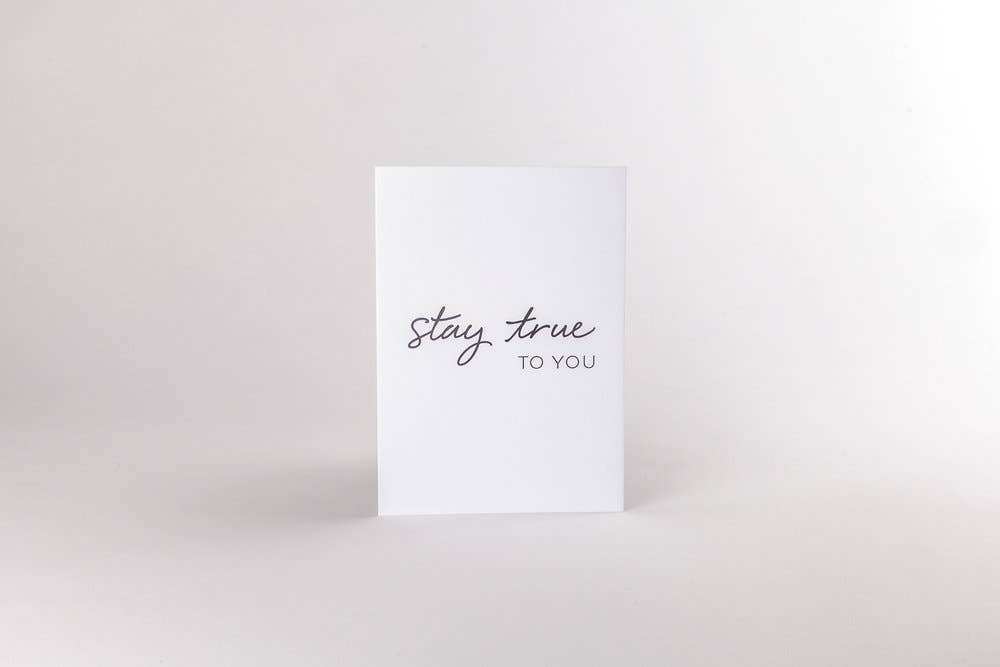 Wrinkle & Crease Paper Products - Wholesale Art Print - Stay True Art Print0