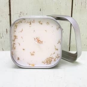 Green Daffodil Bath & Body - Wholesale Jar/Filled Candle - Lemon Verbena Soy Candle in Large Tin1