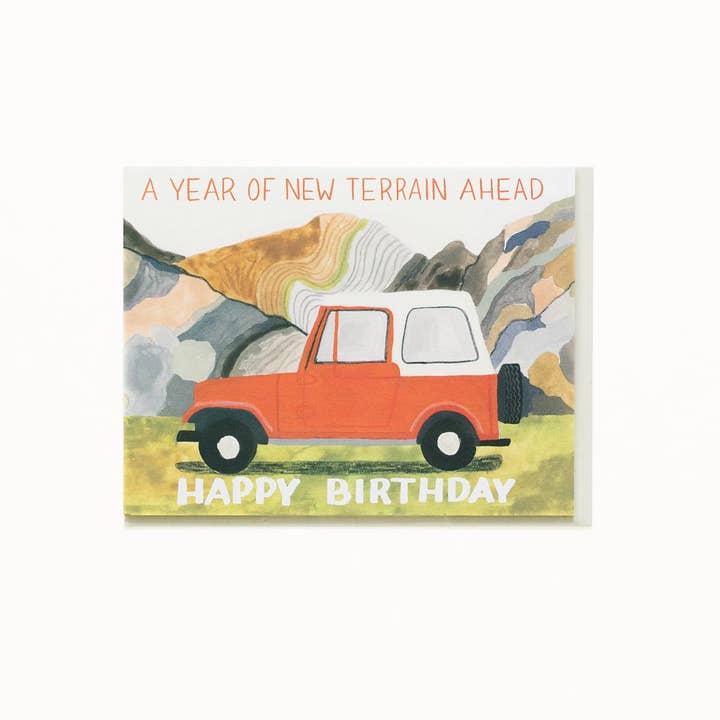 Small Adventure - Vente Cartes d'anniversaire - Carte d'anniversaire Year of New Terrain1
