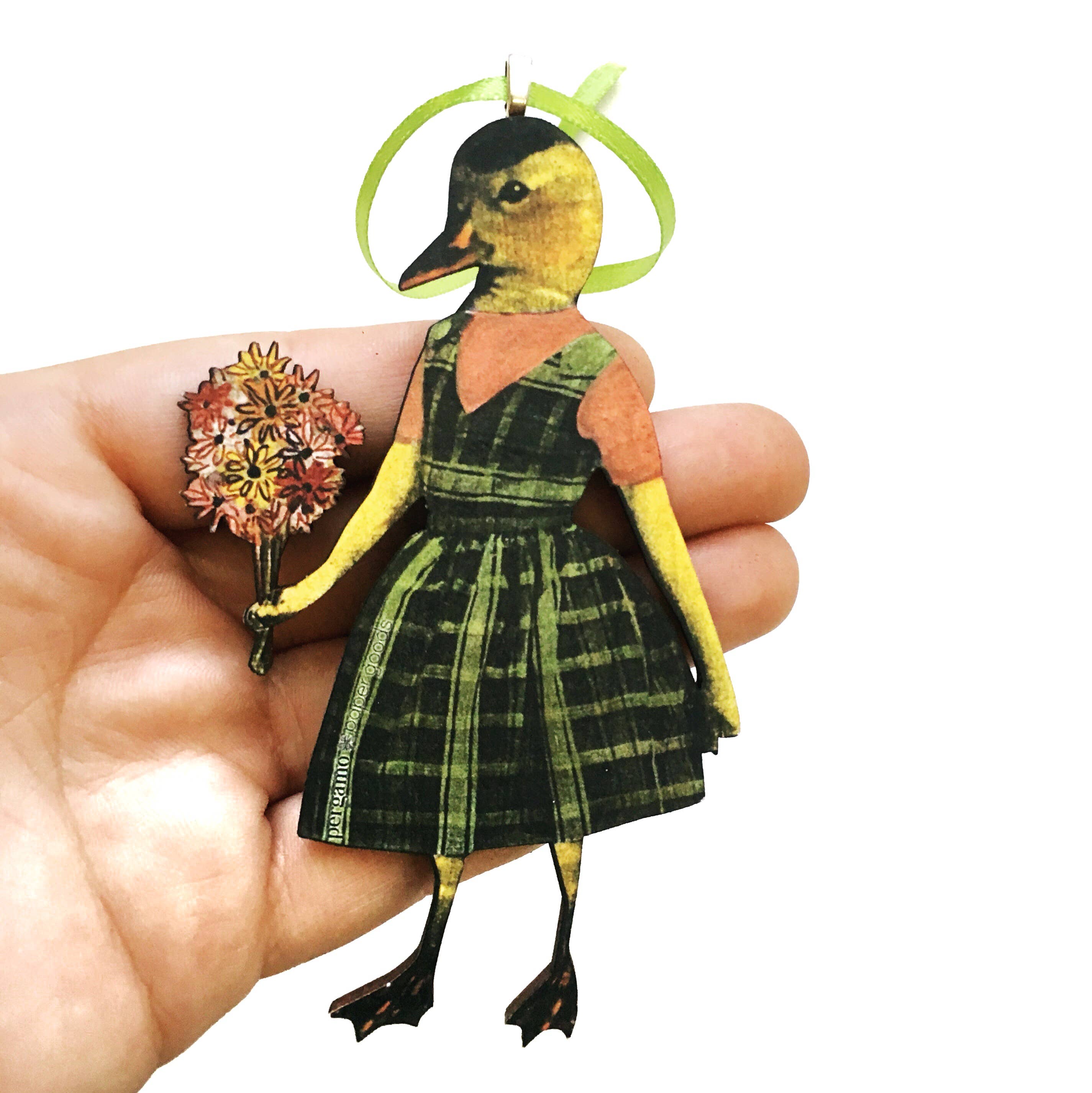 Pergamo Paper Goods – wholesale Ornament – Duck Christmas Ornament2