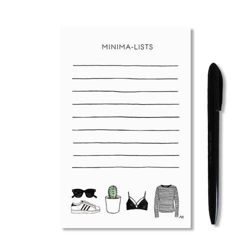 Bloco de notas minimalista de ilustração de moda por atacado de akrDesignStudio