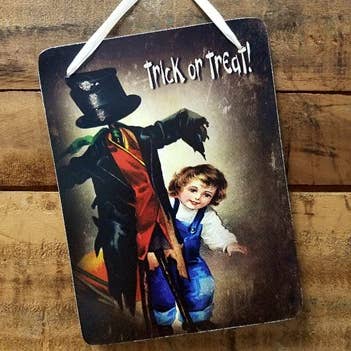 Süßes oder Saures Halloween-Zeichen für den Großhandel von Yesterday's Best