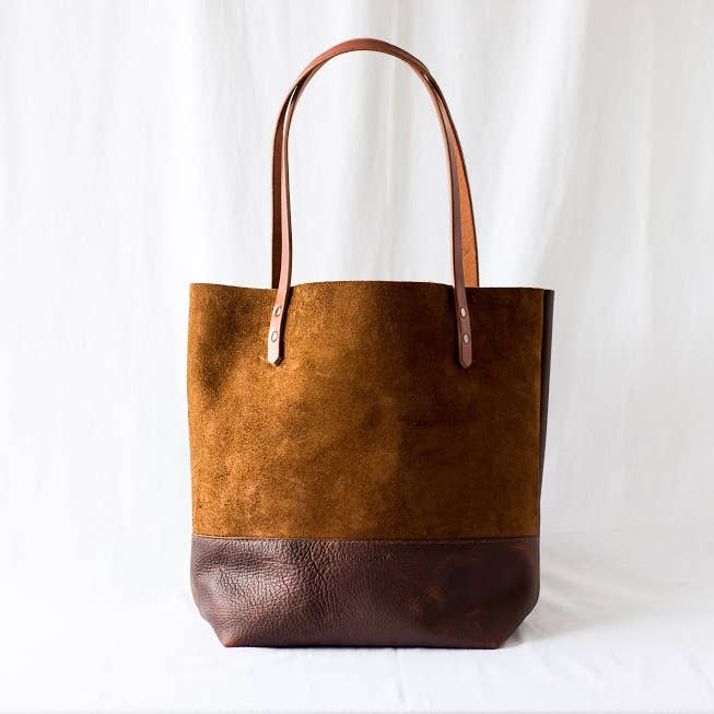 Rust Brown Large Tote for wholesale by Hatton Henry