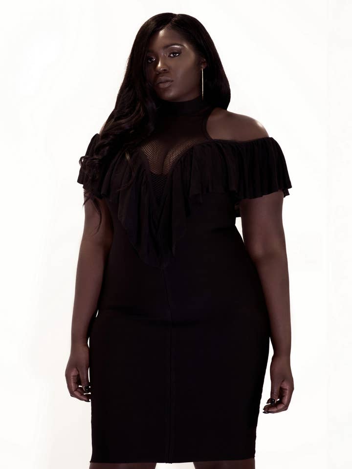 Robe à volants séduisante pour la vente par Majour Wholesale