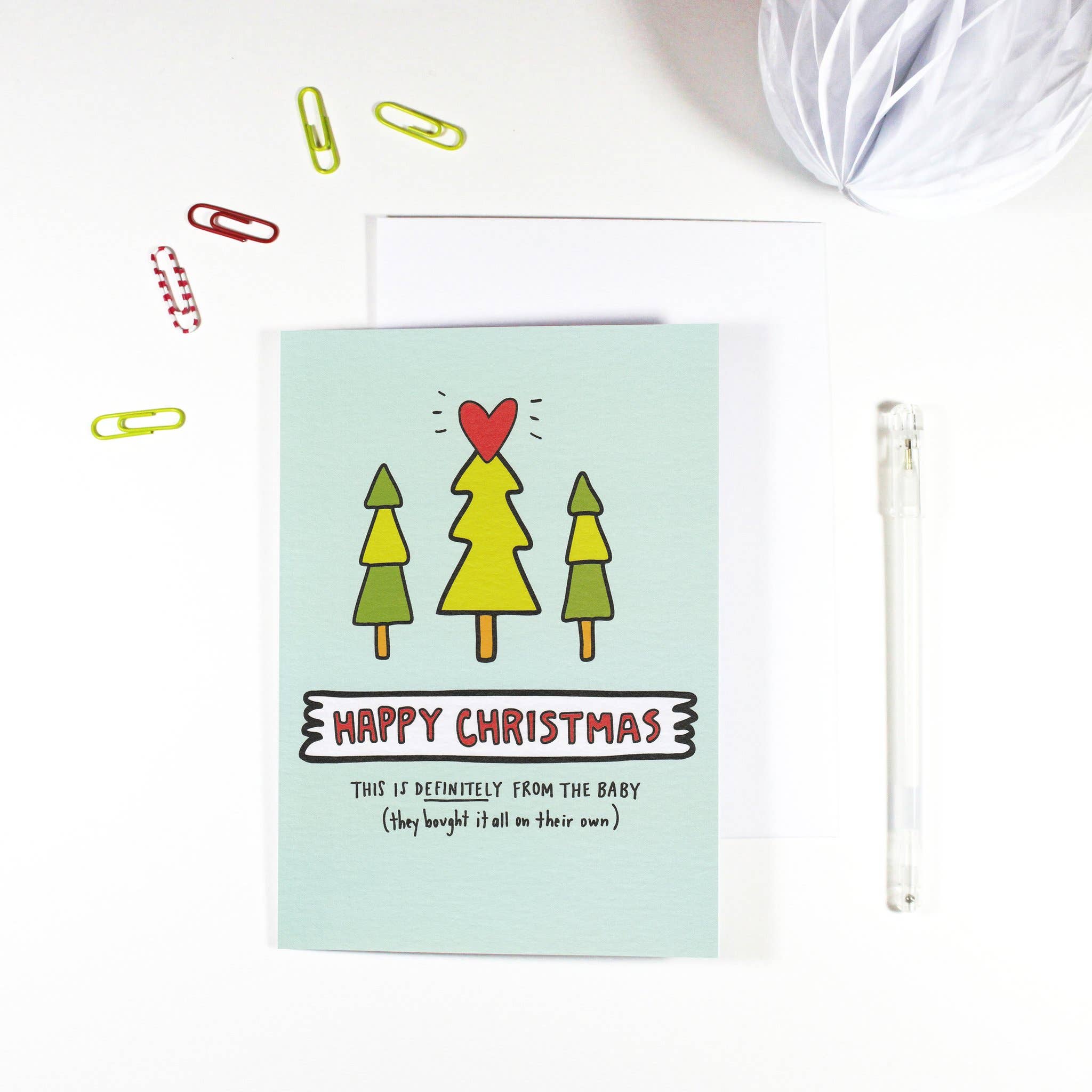 REMOVED BRAND - Wholesale Christmas Card - Happy Christmas From The Baby Card0