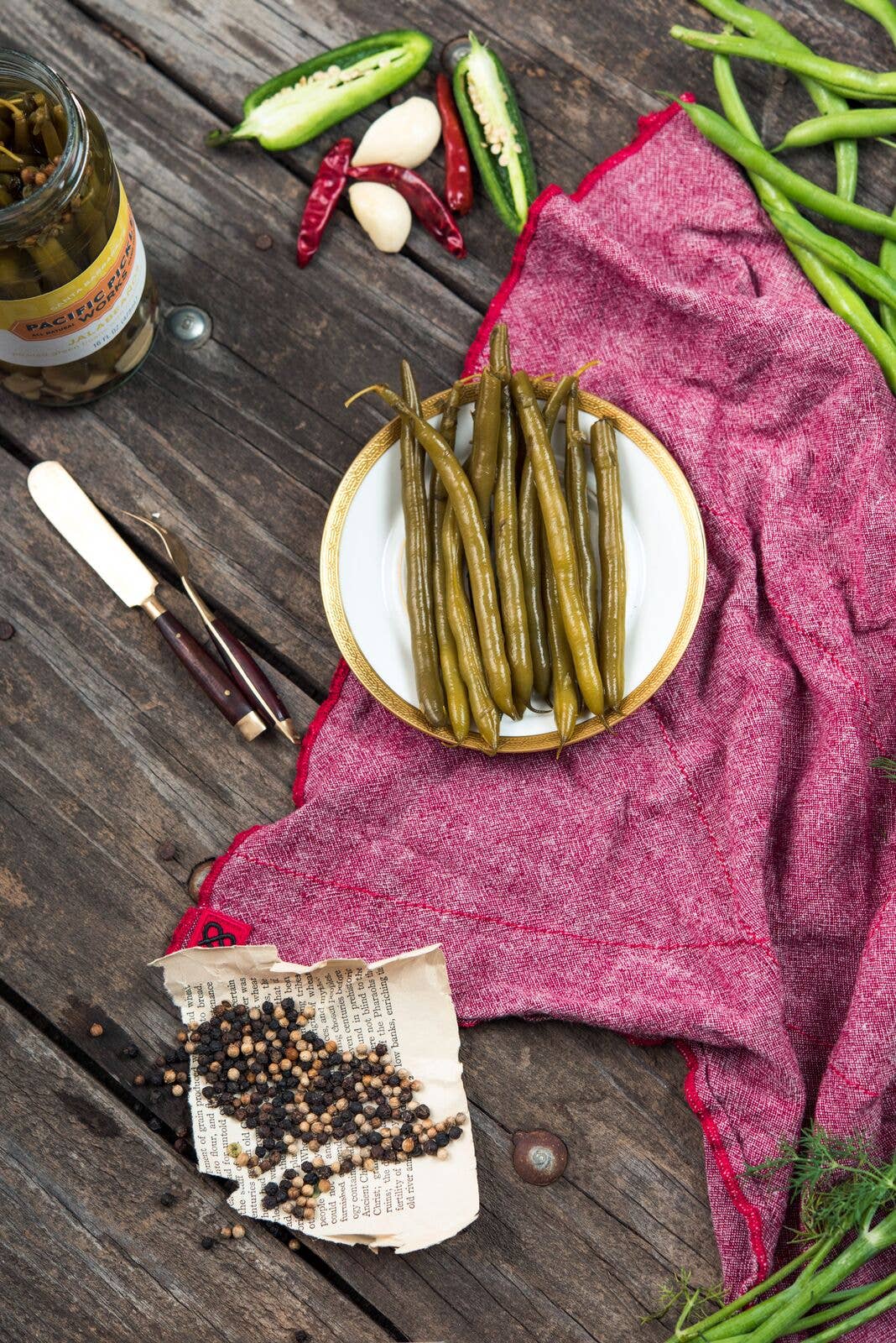 Pacific Pickle Works – Großhandel Eingelegtes Gemüse – Jalabeaños - Eingelegte grüne Bohnen1