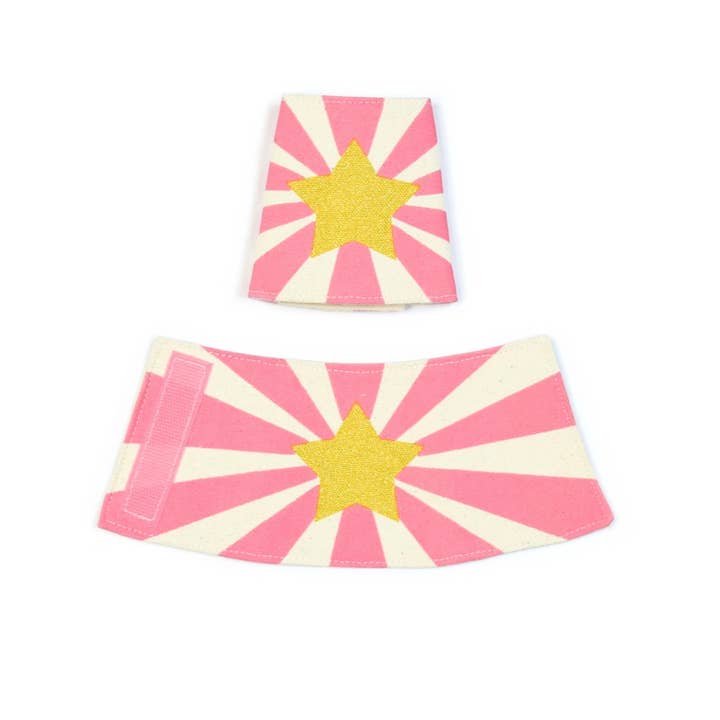 Coppia di polsini Eroe Rosa per la vendita all'ingrosso da parte di Lovelane Designs