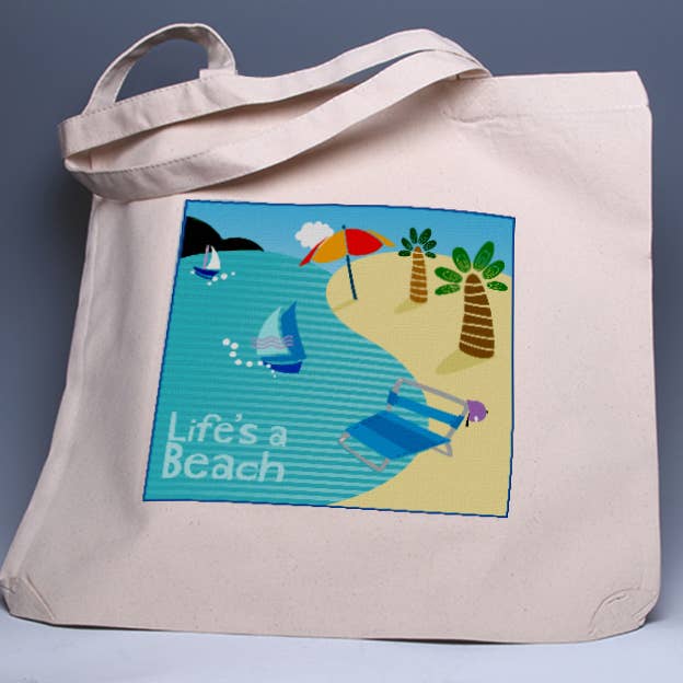 Beach Tote Bag for wholesale by Liane Fried Studio